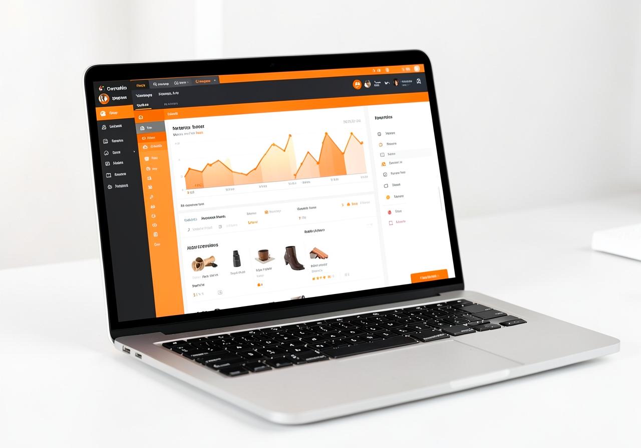Tableau de bord SunuBoutiques avec statistiques de ventes et gestion des produits